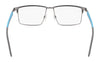 Flexon E1153 Eyeglasses | Size 53 / Satin Black/Grey