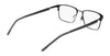 Flexon E1154 Eyeglasses | Size 54 / Satin Black/Grey