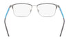 Flexon E1154 Eyeglasses | Size 54 / Satin Black/Grey