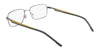 Flexon H6077 Eyeglasses / Satin Black/Grey / Size 54