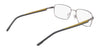 Flexon H6077 Eyeglasses / Satin Black/Grey / Size 54