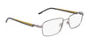 Flexon H6077 Eyeglasses / Satin Black/Grey / Size 54