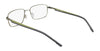 Flexon H6077 Eyeglasses / Satin Black/Grey / Size 54