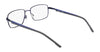 Flexon H6077 Eyeglasses / Satin Black/Grey / Size 54