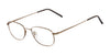 Flexon 600 Eyeglasses / Shiny Brown / Size 52