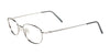 Flexon 601 Eyeglasses / Light Gunmetal / Size 50
