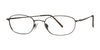 Flexon 601 Eyeglasses / Coffee 249 / Size 52