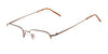 Flexon 607 Eyeglasses / Coffee 218 / Size 49
