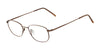 Flexon 600 Eyeglasses / Coffee / Size 52