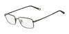 Flexon BENEDICT 600 Eyeglasses | Size 53 / Shiny Gunmetal