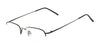 Flexon 607 Eyeglasses / Black Chrome / Size 49
