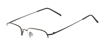 Flexon 607 Eyeglasses Black Chrome