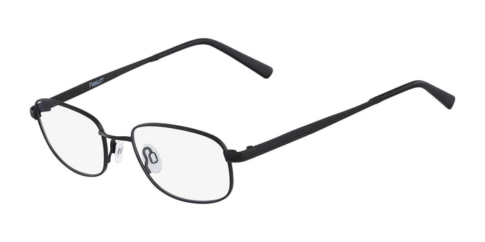 Flexon CLARK 600 Eyeglasses / Black Chrome / Size 50