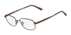 Flexon CLARK 600 Eyeglasses / Brown / Size 50