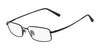 Flexon EINSTEIN 600 Eyeglasses / Black / Size 52