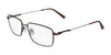 Flexon H6001 Eyeglasses / Brown / Size 55