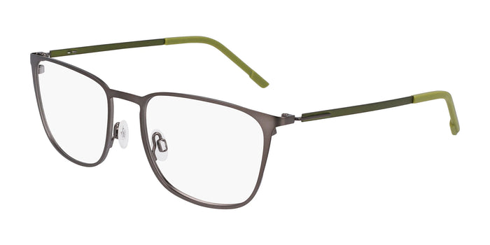 Flexon E1143 Eyeglasses | Size 54 / Matte Gunmetal / Kelp