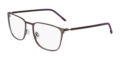 Flexon E1143 Eyeglasses Matte Gunmetal / Midnight Plum