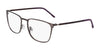 Flexon E1143 Eyeglasses | Size 54 / Matte Gunmetal/Midnight Plum