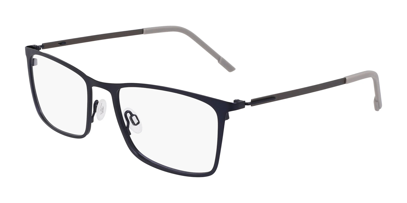 Flexon E1144 Eyeglasses Matte Midnight Blue / Silver