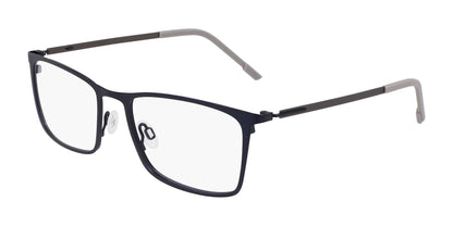 Flexon E1144 Eyeglasses Matte Midnight Blue / Silver