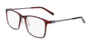 Flexon EP8011 Eyeglasses | Size 53 / Burgundy/Grey Gradient