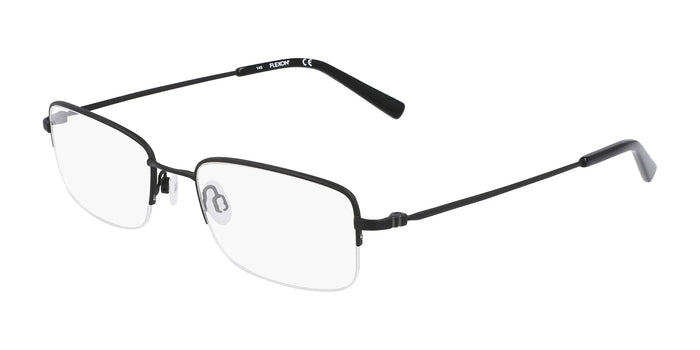 Flexon H6056 Eyeglasses / Matte Black / Size 53