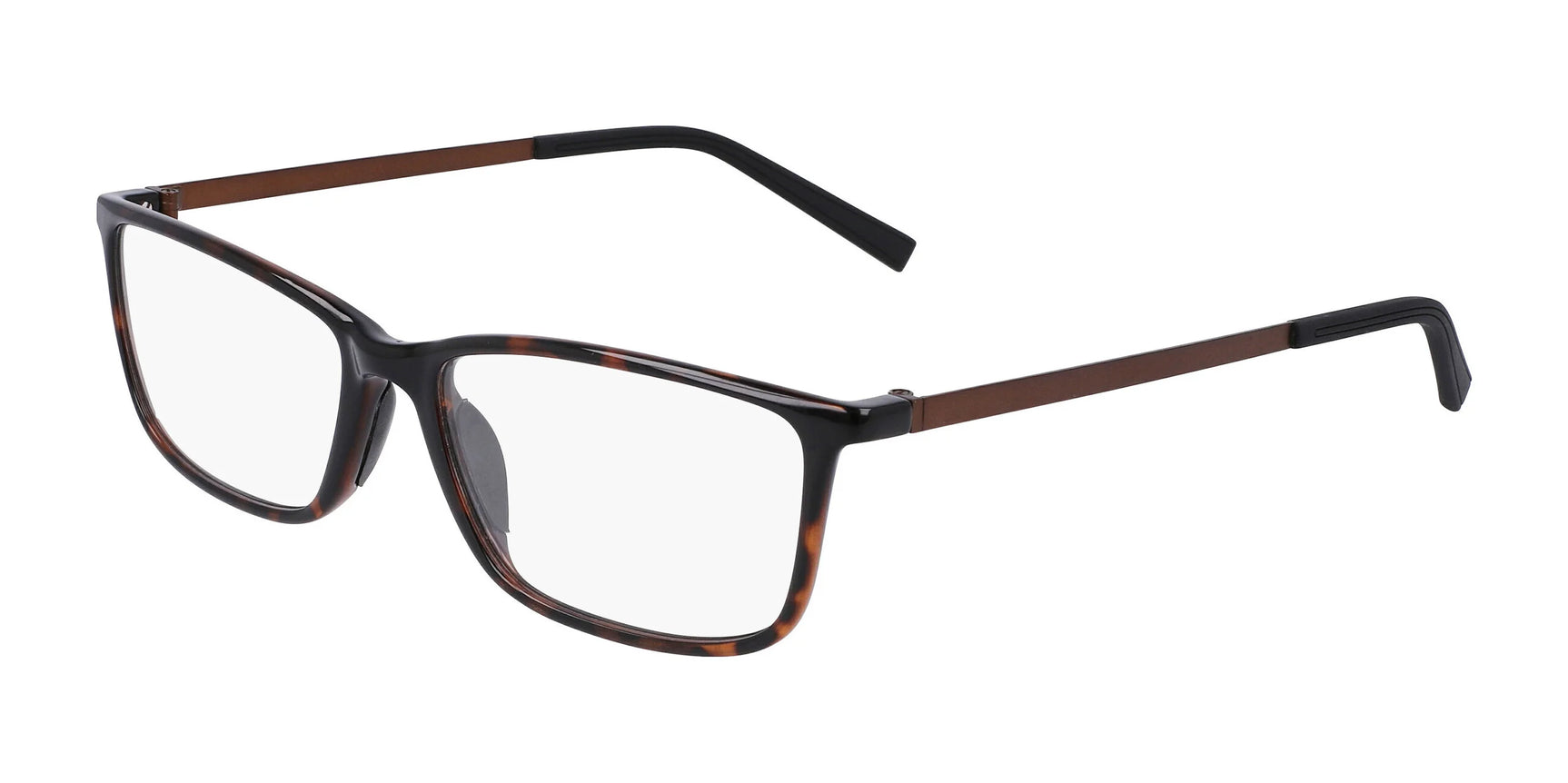 Flexon EP8014 Eyeglasses Shiny Dark Tortoise