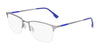 Flexon E1130 Eyeglasses | Size 55 / Matte Silver