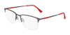 Flexon E1130 Eyeglasses | Size 55 / Matte Gunmetal