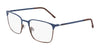 Flexon E1140 Eyeglasses | Size 54 / Matte Blue Stargazer/Coffee