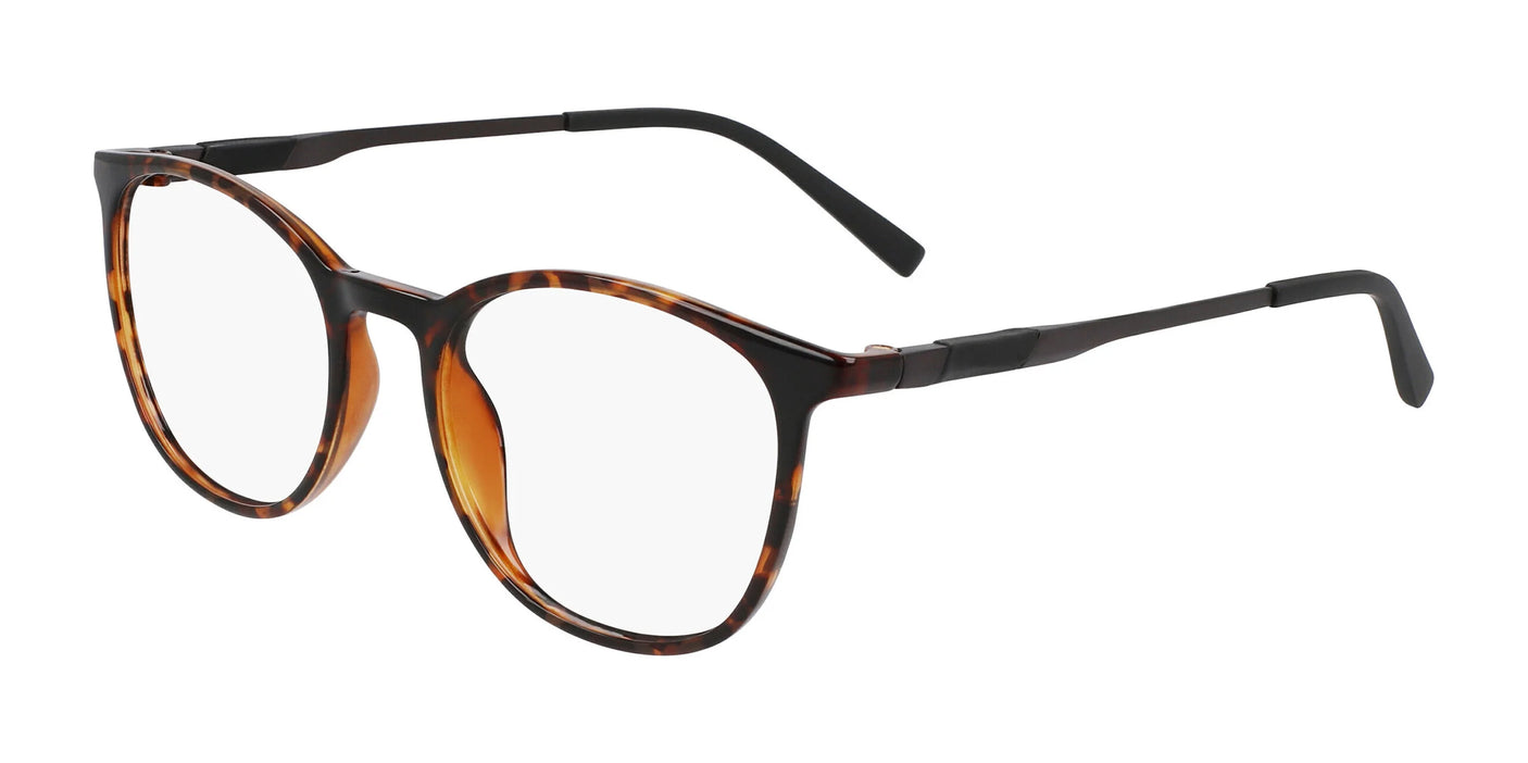 Flexon EP8020 Eyeglasses Shiny Dark Tortoise