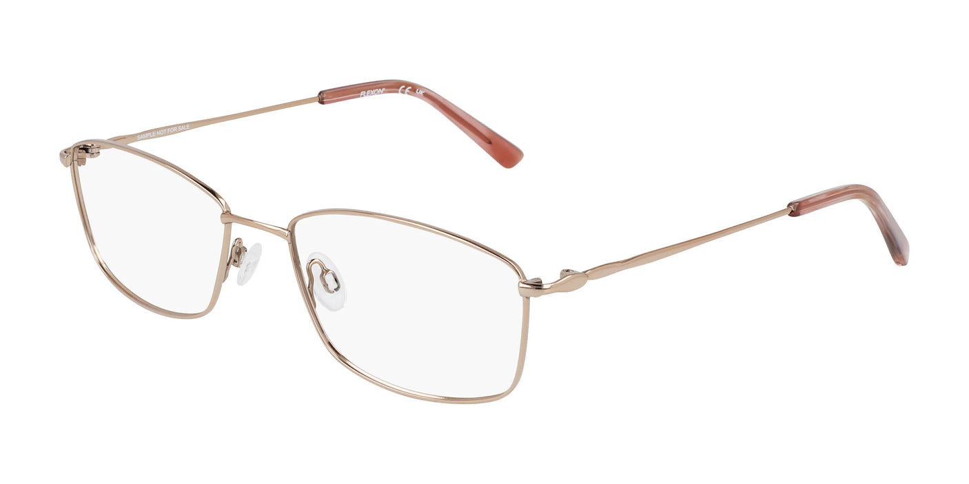 Flexon W3040 Eyeglasses Shiny Rose Gold