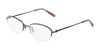 Flexon W3041 Eyeglasses / Shiny Brown / Size 49