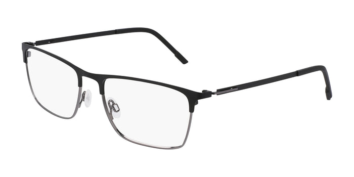 Flexon E1141 Eyeglasses | Size 56 / Matte Black / Gunmetal