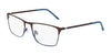 Flexon E1141 Eyeglasses | Size 56 / Matte Coffee/Blue Stargazer