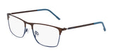 Flexon E1141 Eyeglasses Matte Coffee / Blue Stargazer