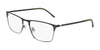 Flexon E1141 Eyeglasses | Size 56 / Matte Moss/Gunmetal