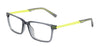 Flexon J4018 Eyeglasses | Size 48 / Dark Grey Crystal/Yellow
