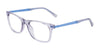 Flexon J4019 Eyeglasses | Size 47 / Grey Crystal/Purple