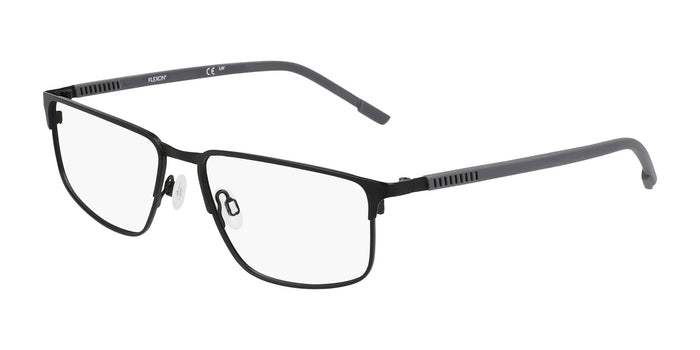 Flexon E1145 Eyeglasses | Size 55 / Satin Black / Grey