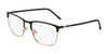 Flexon E1148 Eyeglasses | Size 53 / Matte Black/Copper