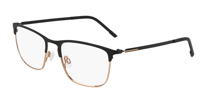 Flexon E1148 Eyeglasses | Size 53 / Matte Black / Copper