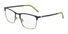Flexon E1148 Eyeglasses | Size 53 / Matte Navy/Olive
