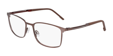 Flexon E1149 Eyeglasses Matte Coffee / Red