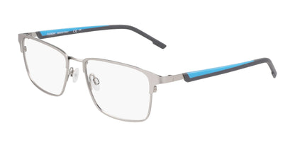 Flexon E1154 Eyeglasses Satin Silver / Cerulean