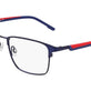 Satin Navy/Red