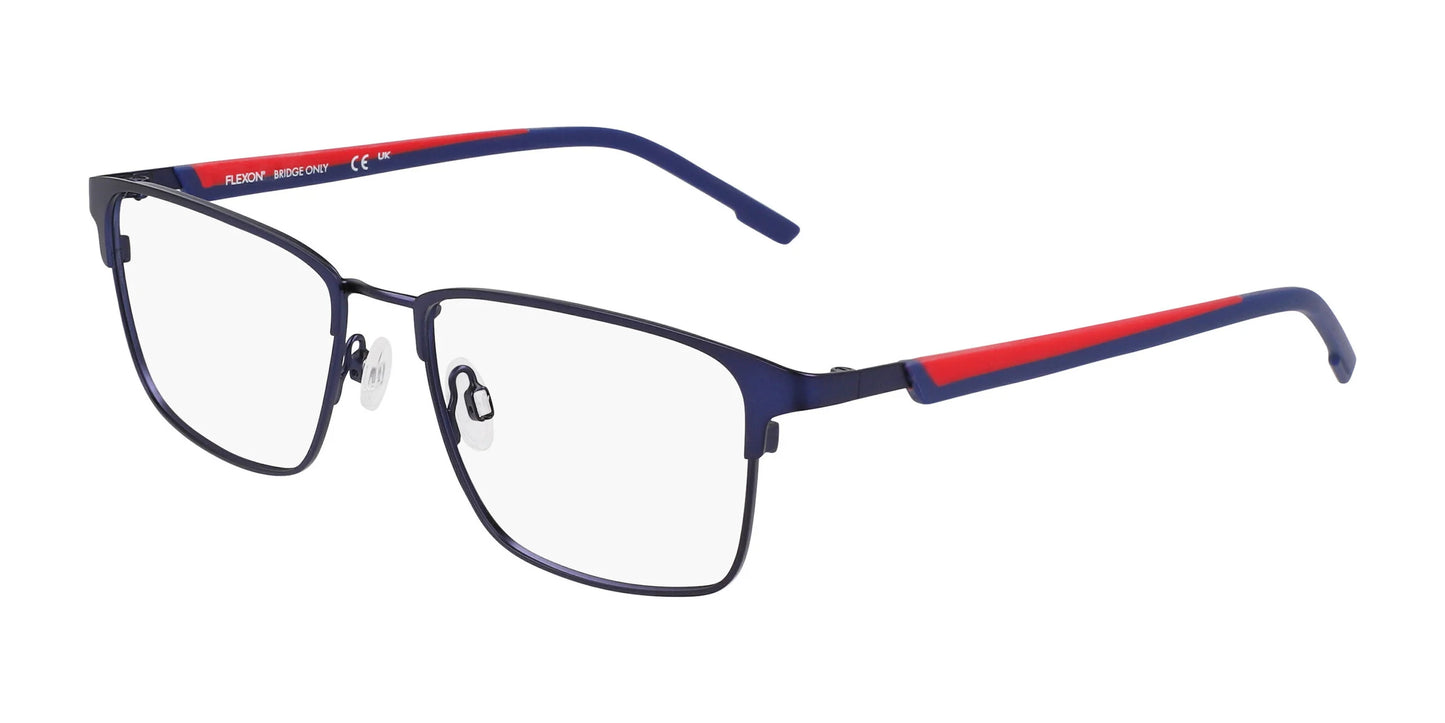 Flexon E1154 Eyeglasses Satin Navy / Red