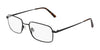 Flexon H6074 Eyeglasses / Satin Black / Size 52