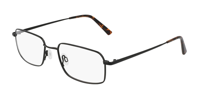 Flexon H6074 Eyeglasses / Satin Black / Size 52